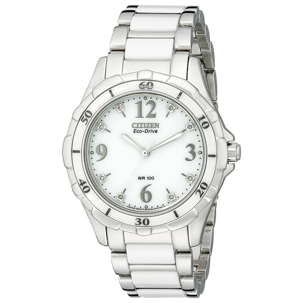White Ceramic Citizen Women's Watch