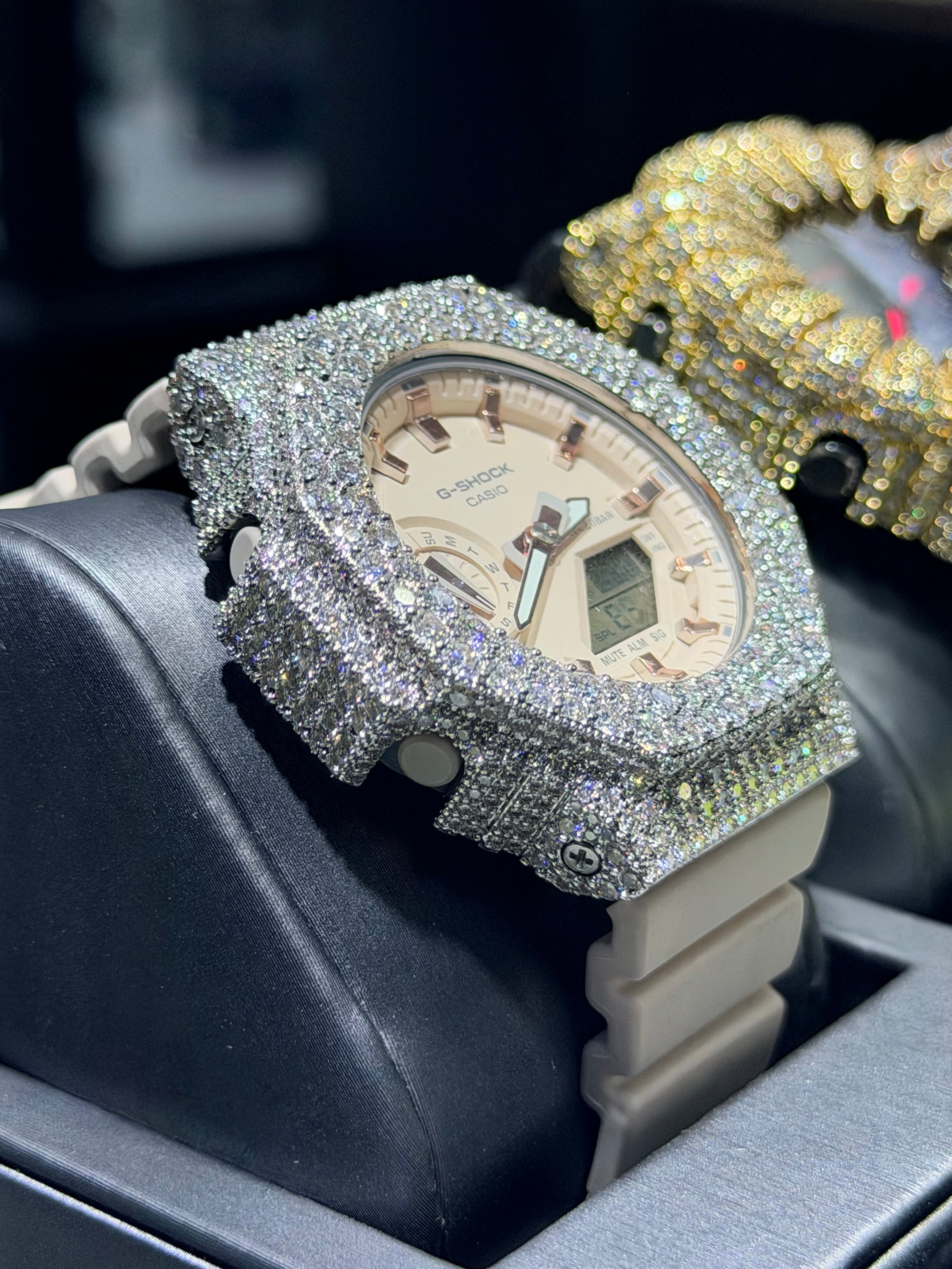 G-Shock Peach Moissanite Case
