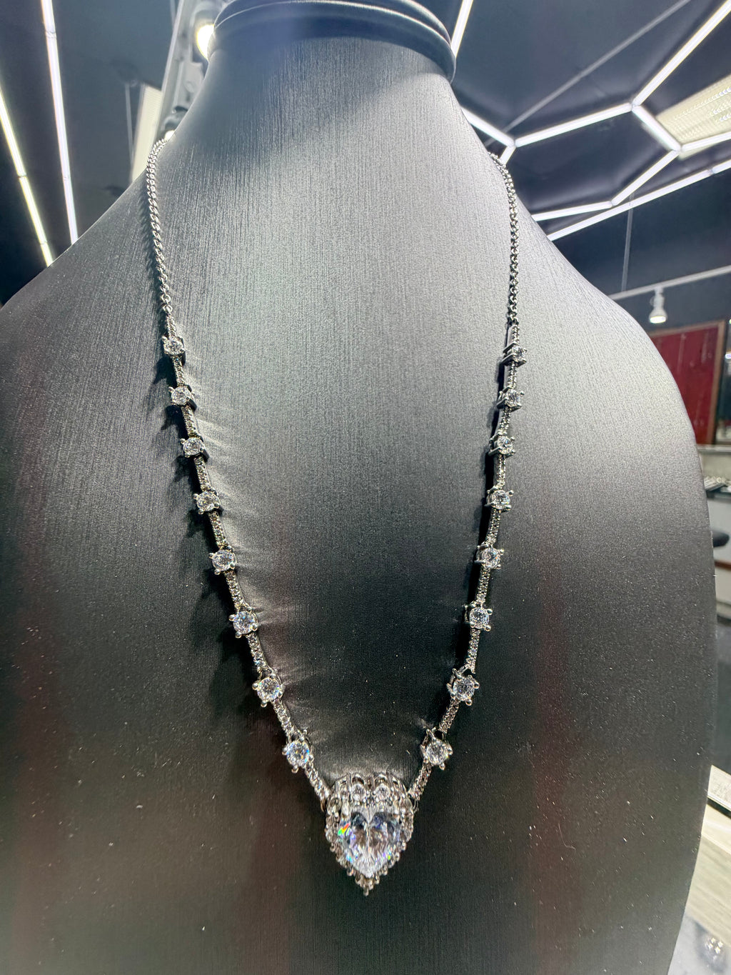 Moissanite Diamond Necklace