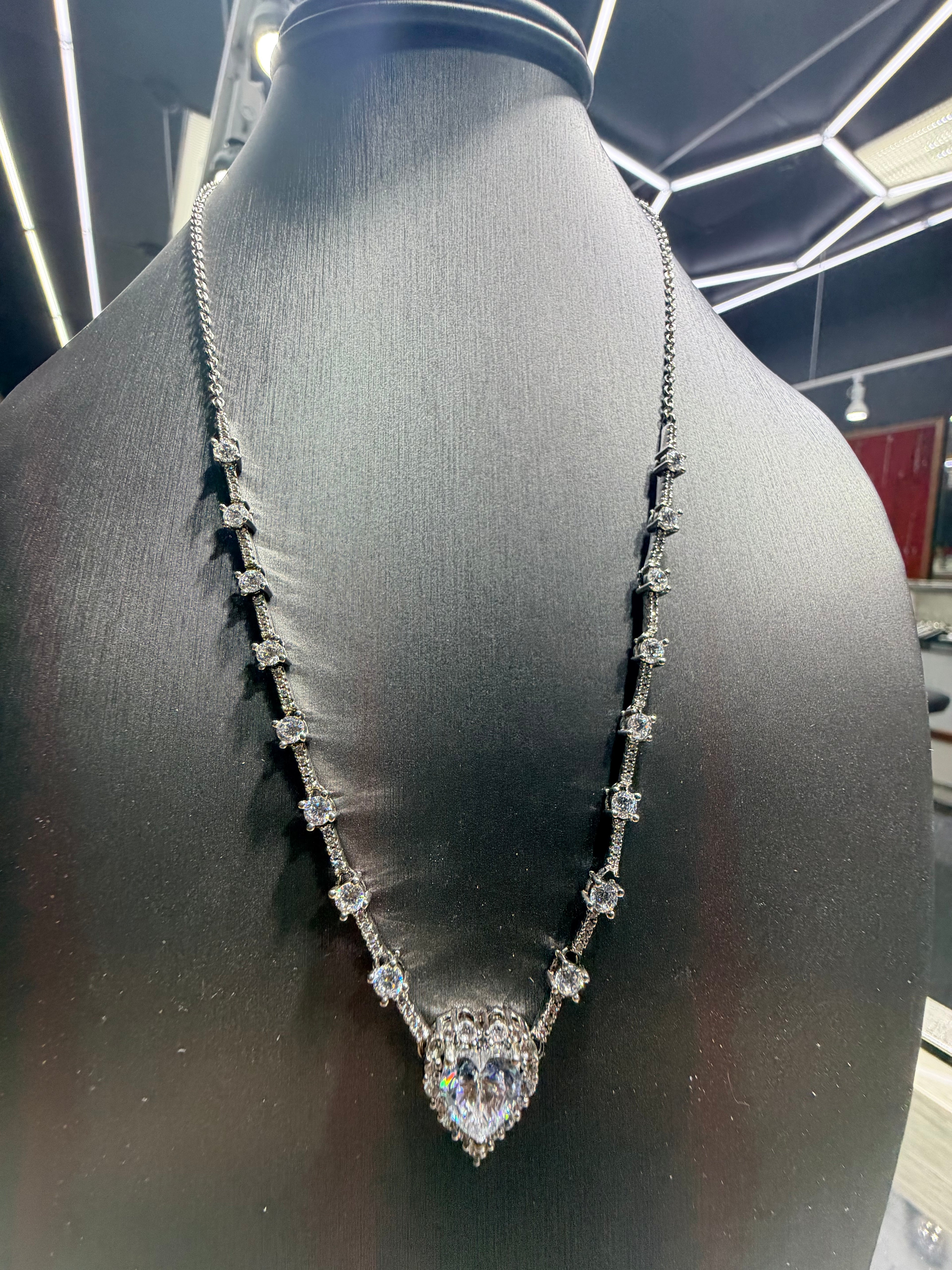 Moissanite Diamond Necklace