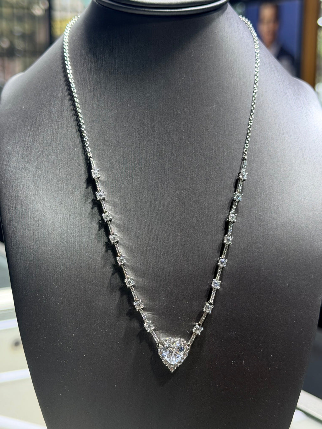 Moissanite Diamond Necklace