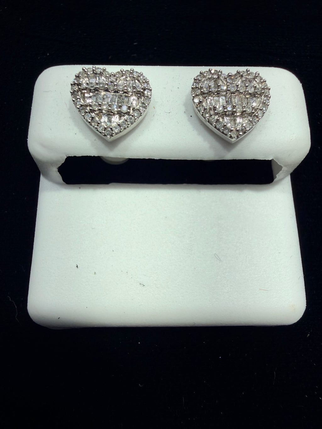Heart Diamond Earrings