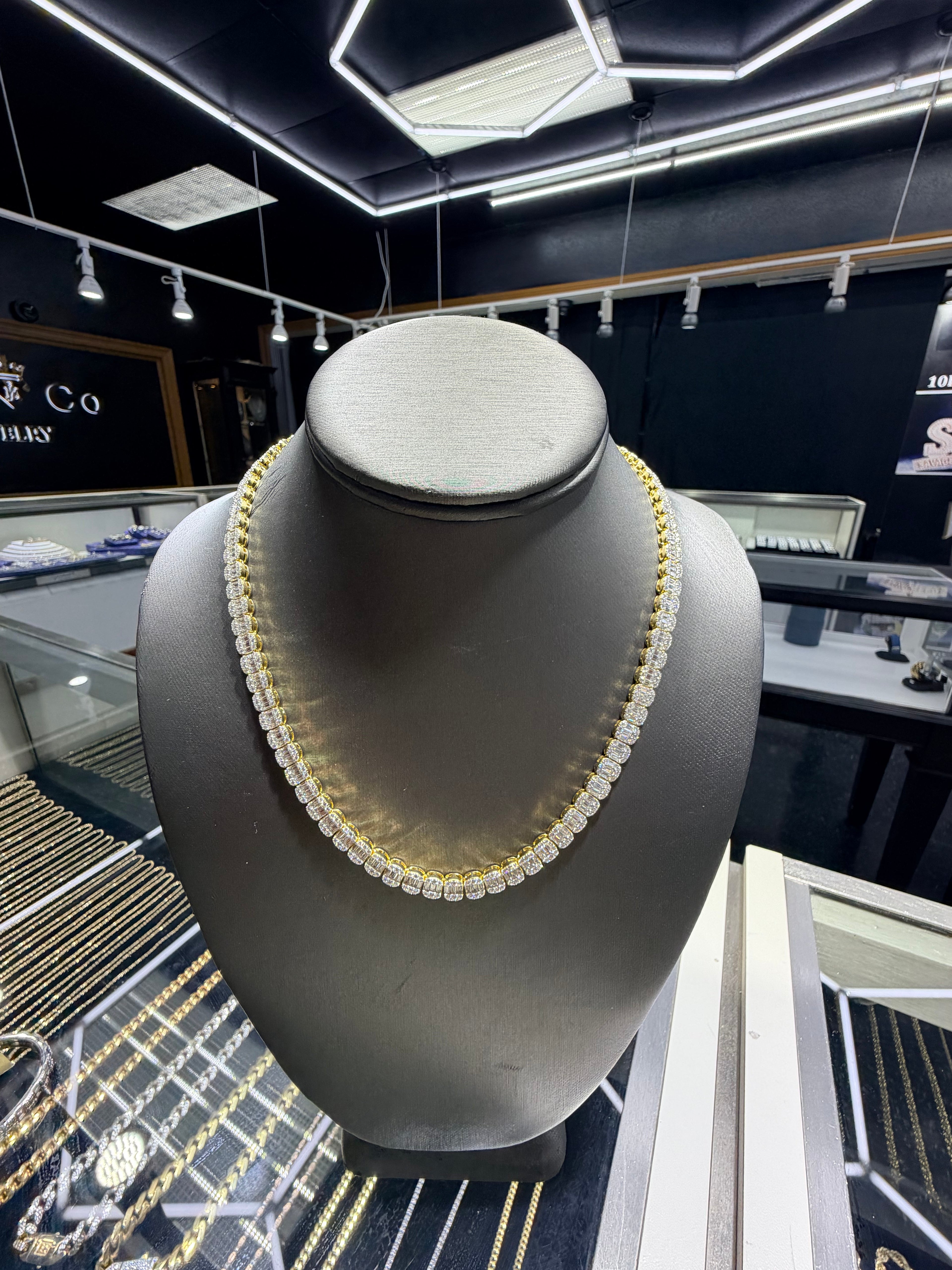 Emerald Shape Tennis Chain