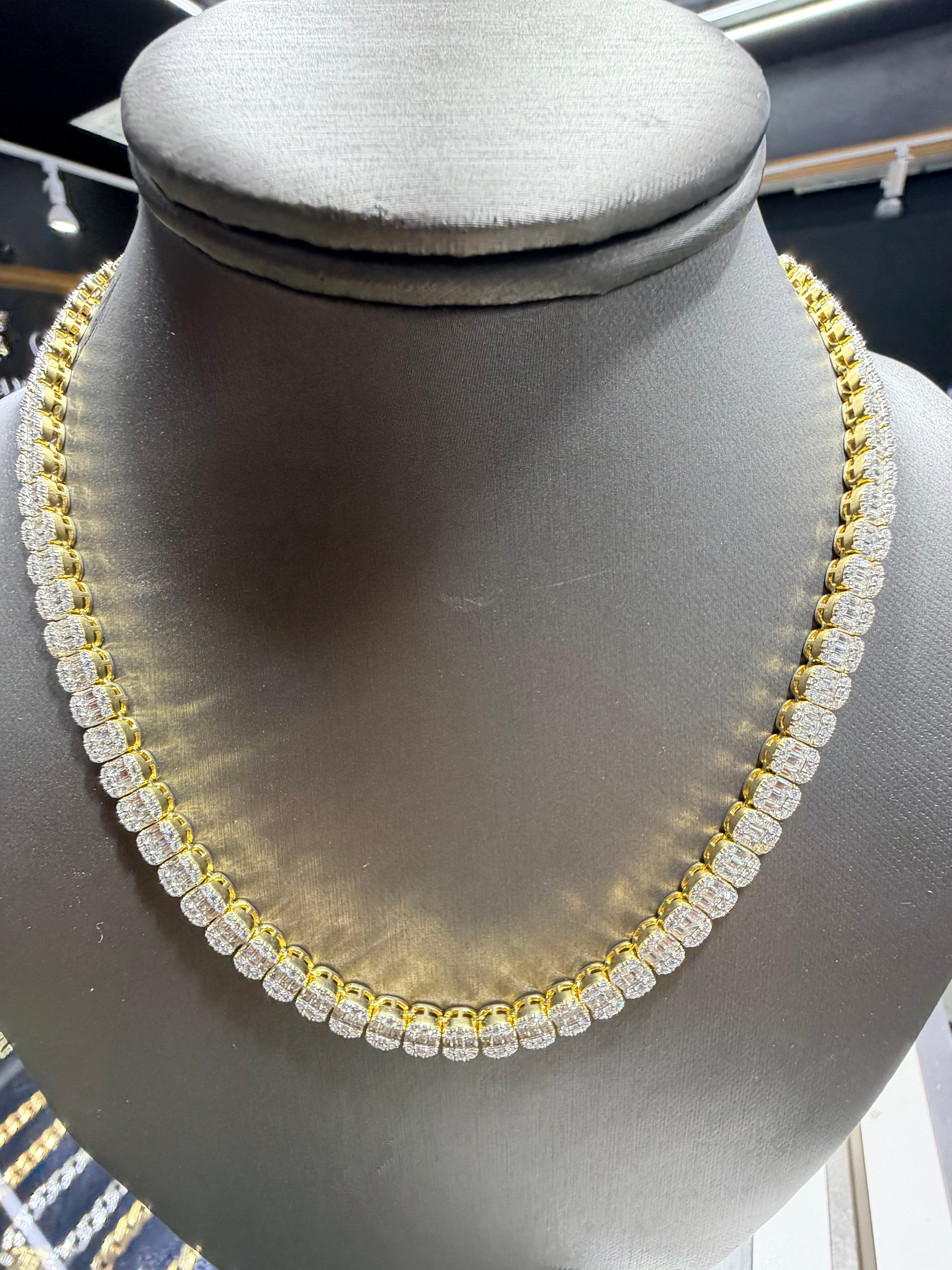 Emerald Shape Tennis Chain